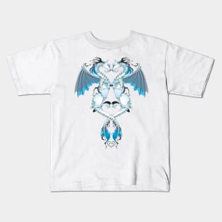 Azure Love Dragons Kids T-Shirt